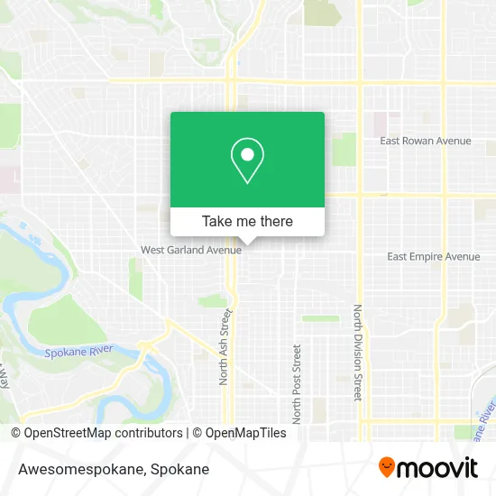 Awesomespokane map