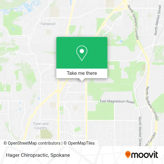 Hager Chiropractic map