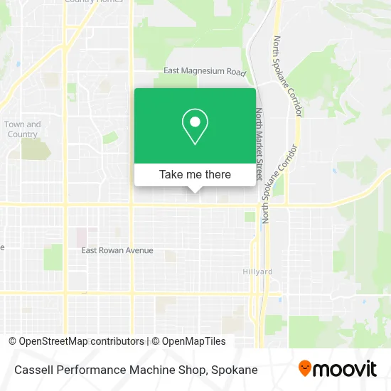 Cassell Performance Machine Shop map