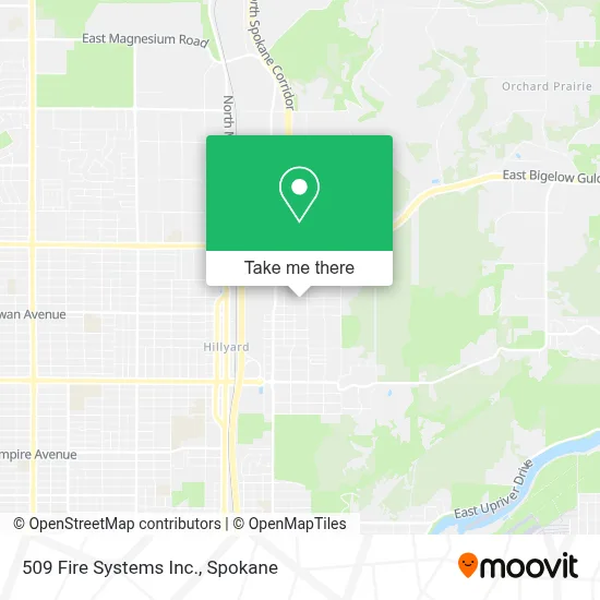 509 Fire Systems Inc. map