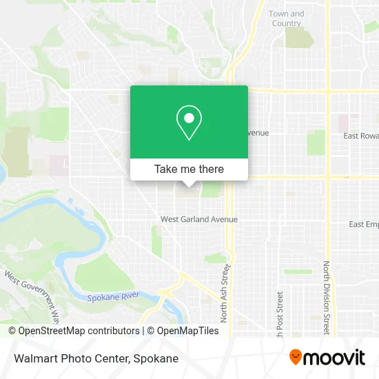 Walmart Photo Center map