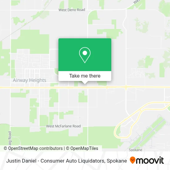 Justin Daniel - Consumer Auto Liquidators map