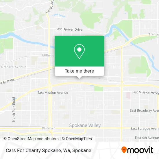 Cars For Charity Spokane, Wa map