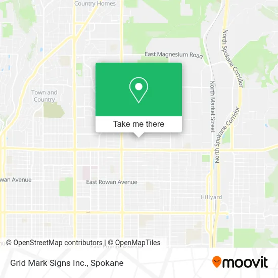 Grid Mark Signs Inc. map