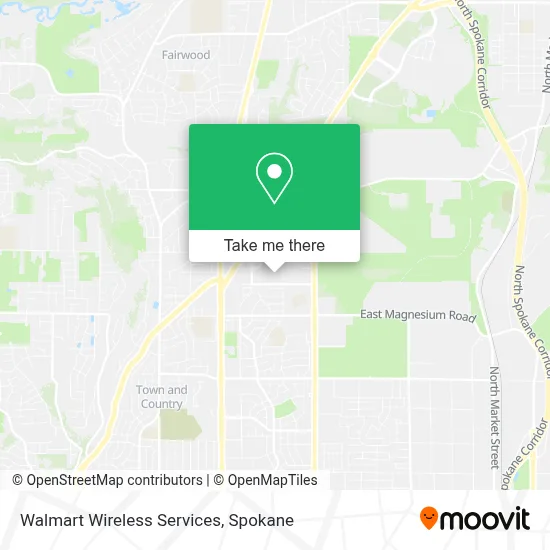 Walmart Wireless Services map