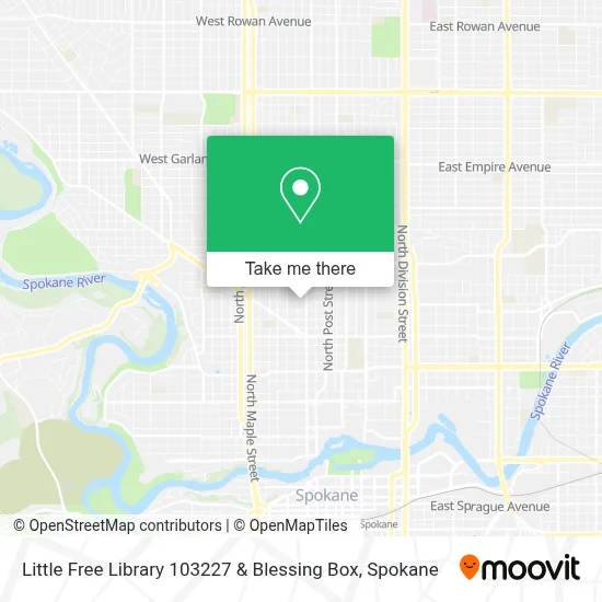 Little Free Library 103227 & Blessing Box map