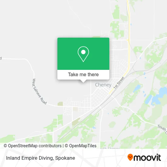 Inland Empire Diving map