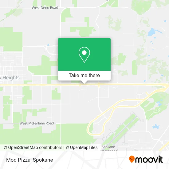Mod Pizza map