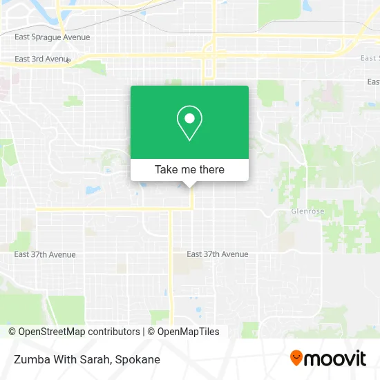 Zumba With Sarah map