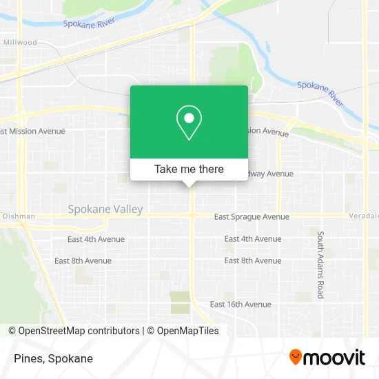 Pines map