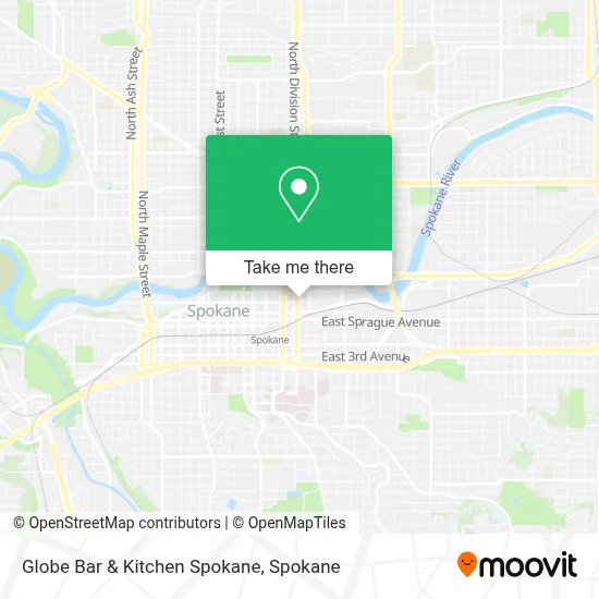 Globe Bar & Kitchen Spokane map