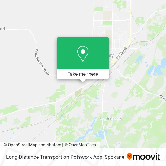 Long-Distance Transport on Potswork App map