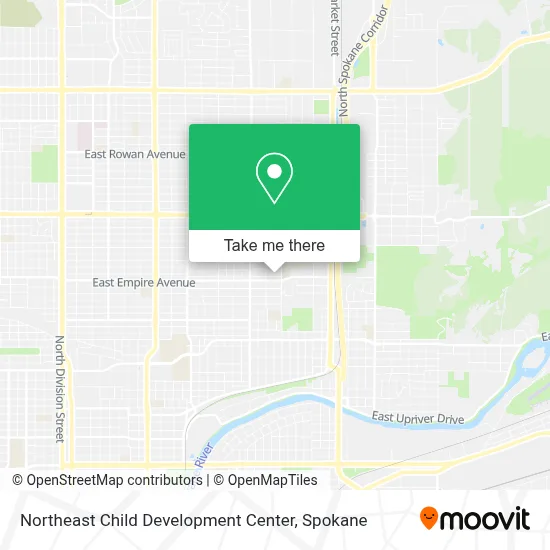 Northeast Child Development Center map
