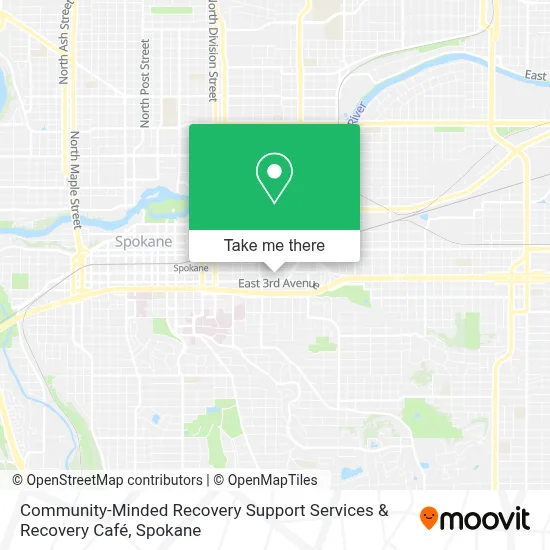 Community-Minded Recovery Support Services & Recovery Café map