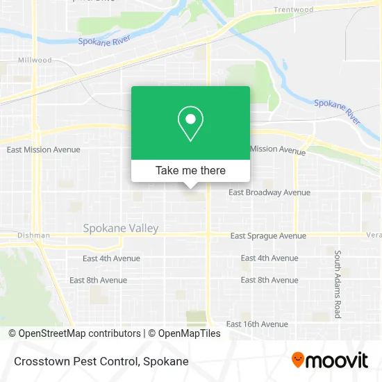 Crosstown Pest Control map