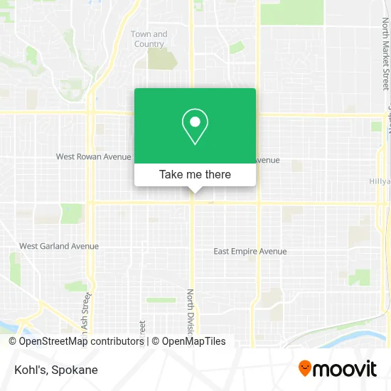Kohl's map