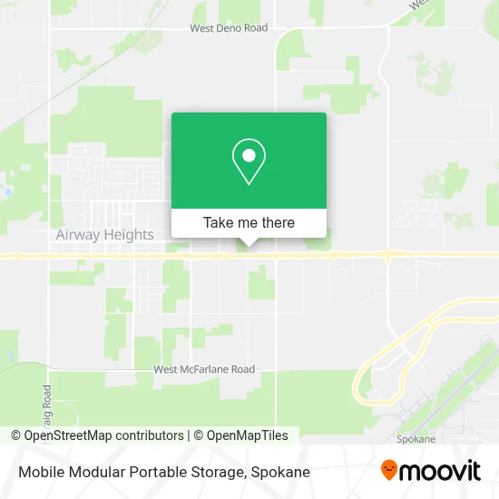 Mapa de Mobile Modular Portable Storage