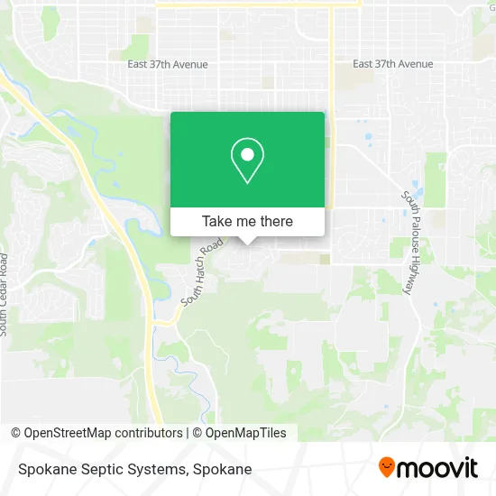 Spokane Septic Systems map