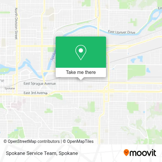 Spokane Service Team map