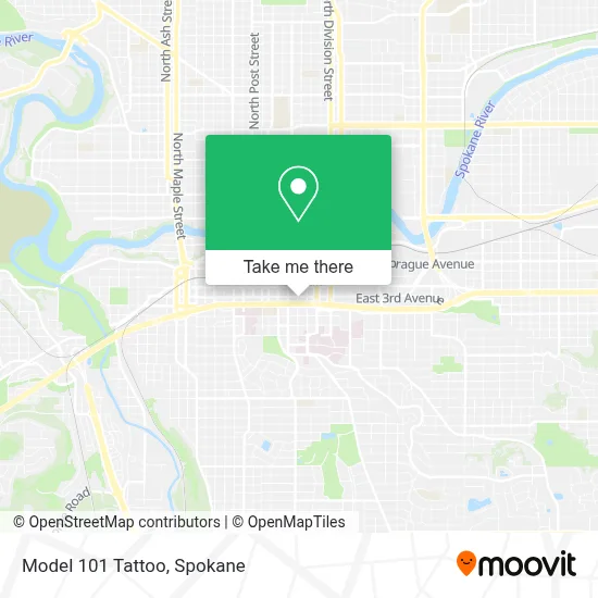 Model 101 Tattoo map