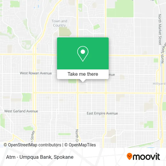 Atm - Umpqua Bank map
