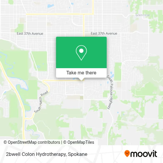 2bwell Colon Hydrotherapy map