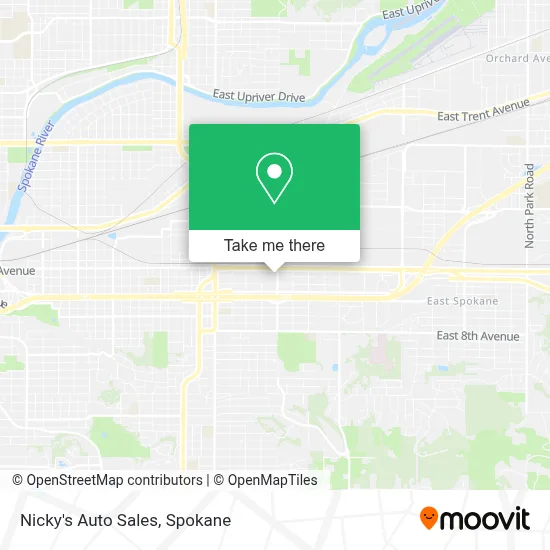 Nicky's Auto Sales map