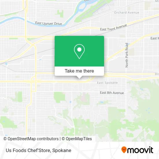 Us Foods Chef'Store map
