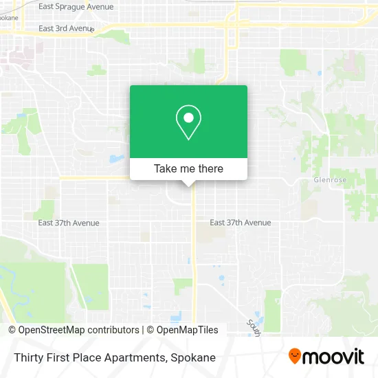 Thirty First Place Apartments map