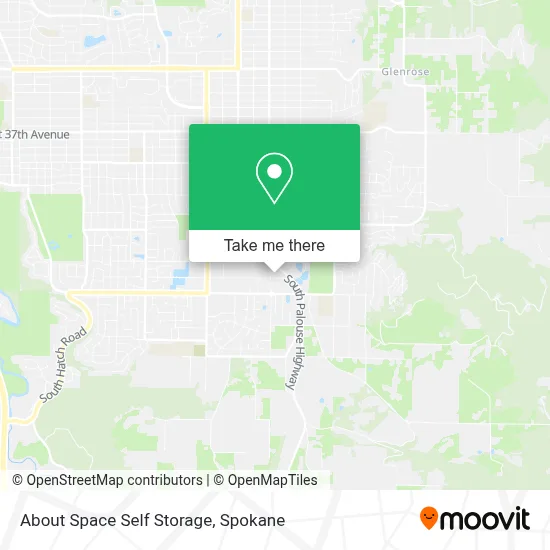 About Space Self Storage map