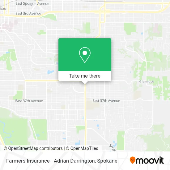 Farmers Insurance - Adrian Darrington map