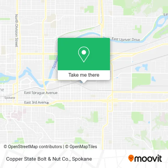 Copper State Bolt & Nut Co. map