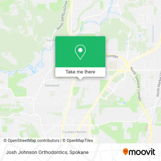 Josh Johnson Orthodontics map