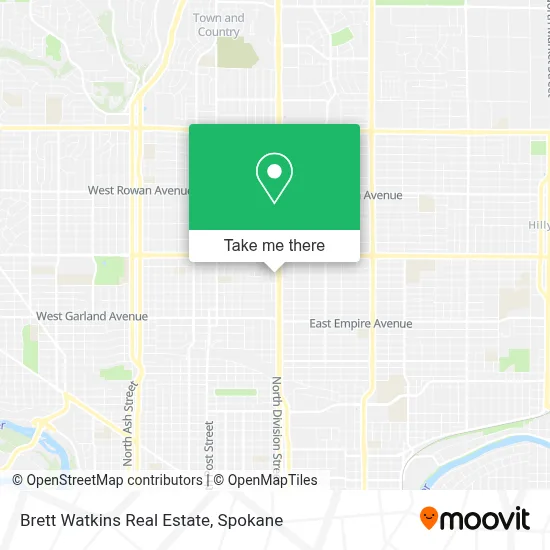 Brett Watkins Real Estate map