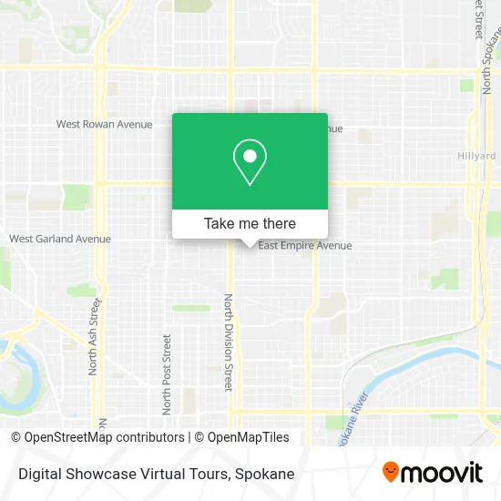 Digital Showcase Virtual Tours map