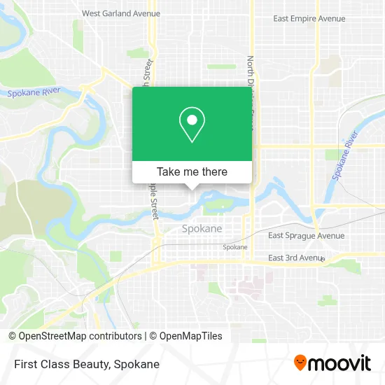 First Class Beauty map