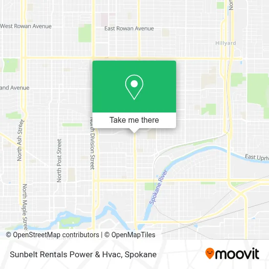 Sunbelt Rentals Power & Hvac map