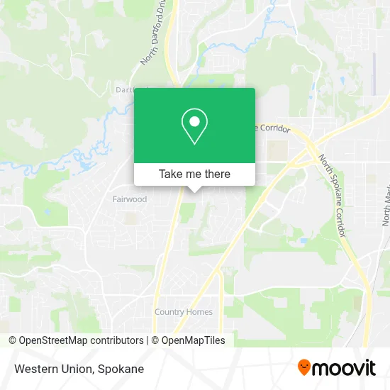 Western Union map