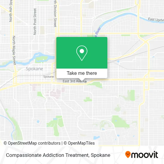 Compassionate Addiction Treatment map