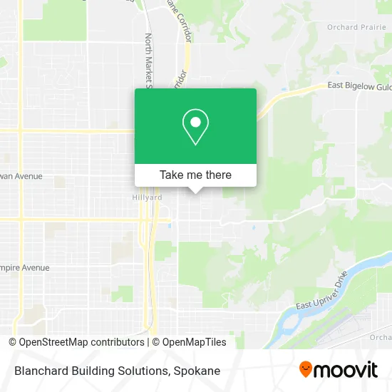 Blanchard Building Solutions map