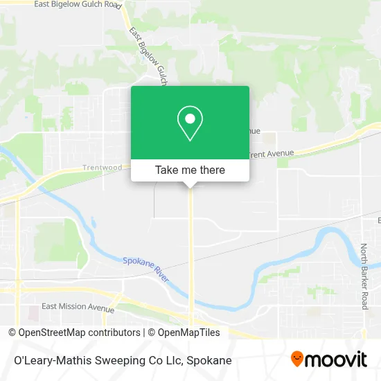 O'Leary-Mathis Sweeping Co Llc map