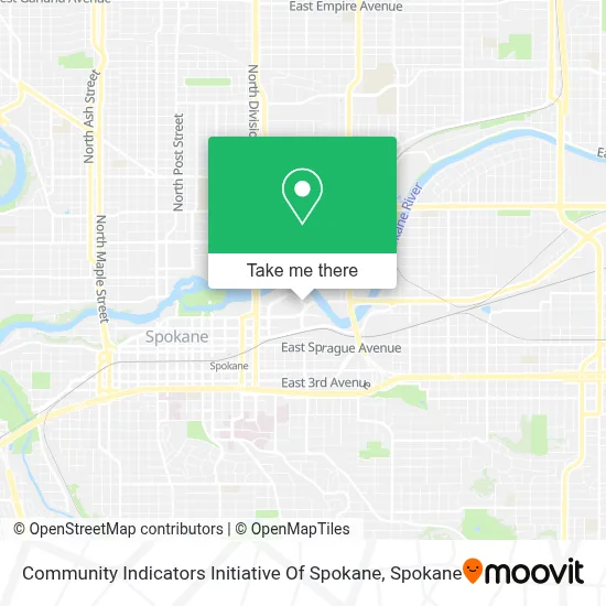 Community Indicators Initiative Of Spokane map