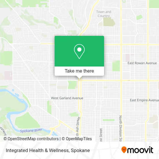 Integrated Health & Wellness map