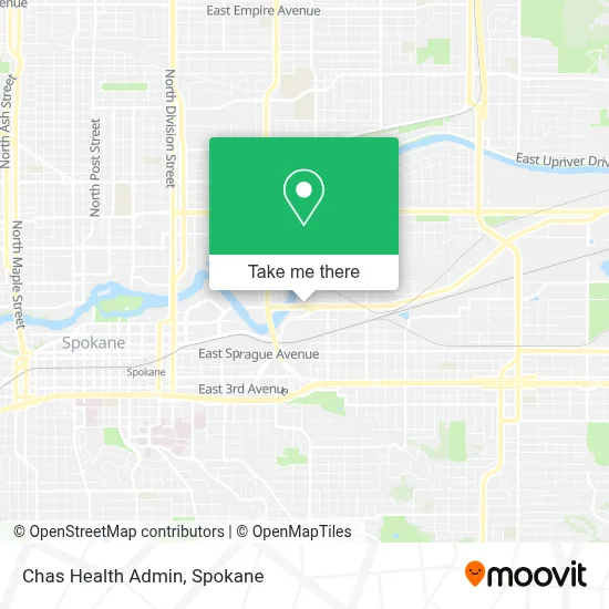 Chas Health Admin map