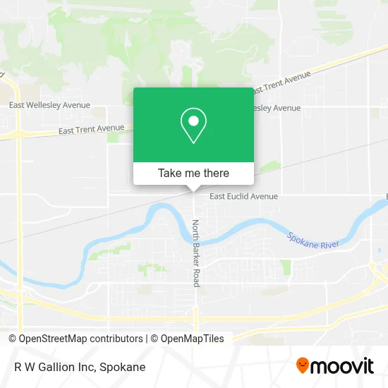 R W Gallion Inc map