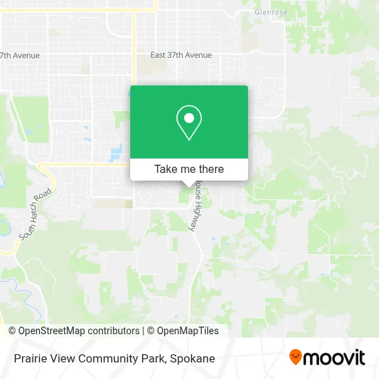 Prairie View Community Park map