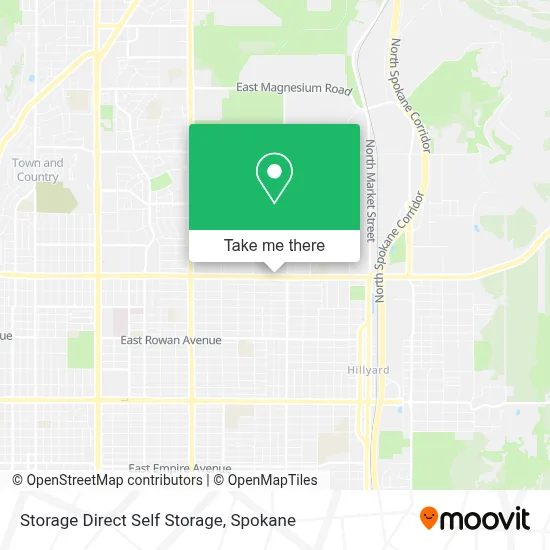 Storage Direct Self Storage map