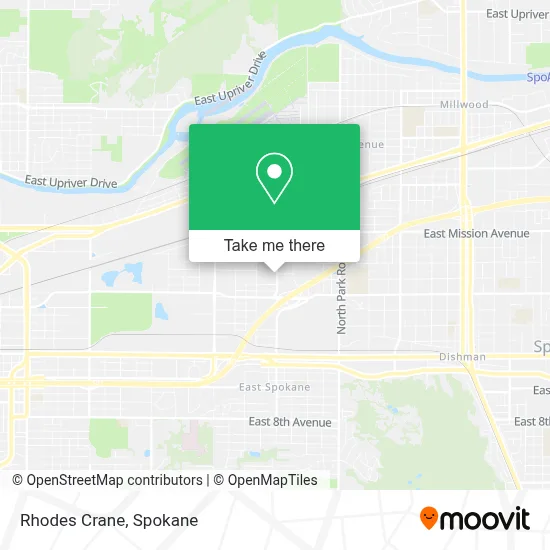 Rhodes Crane map