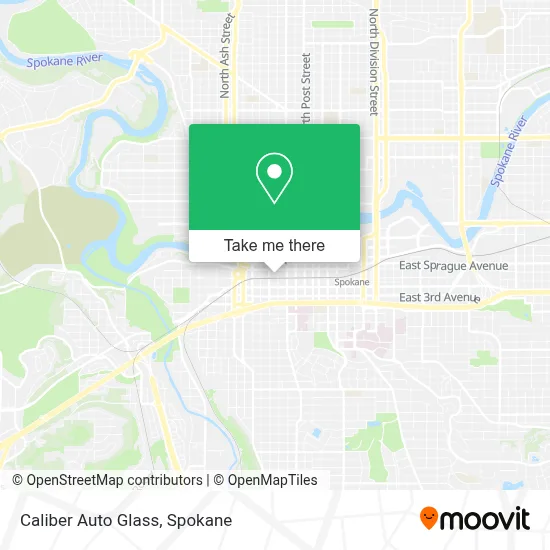 Caliber Auto Glass map