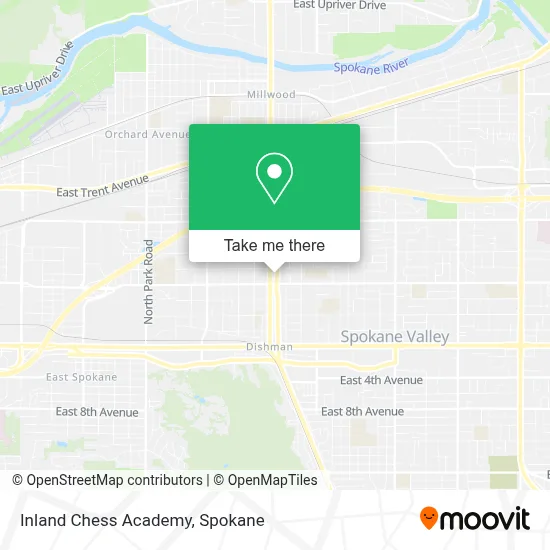 Inland Chess Academy map